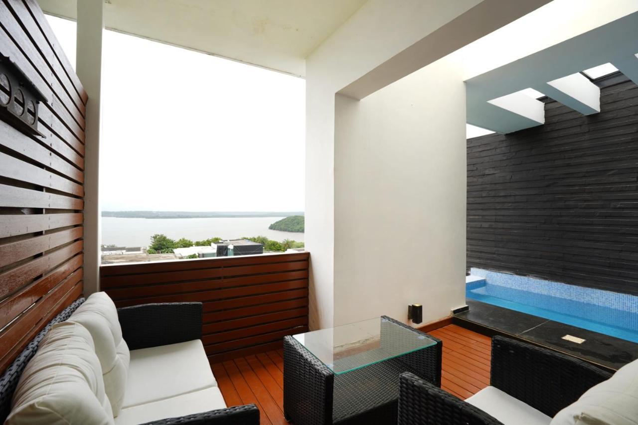 St Jacinto Island Villa By Jadecaps- Bay View And Infinity Pool Near Goa Airport Dabolim Exterior photo